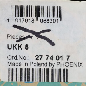Phoenix Contact Doppelstockklemme UKK 5 2774017 (29Stk.) OVP