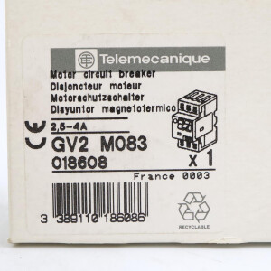 Telemecanique Motorschutzschalter GV2 ME083 018608 OVP