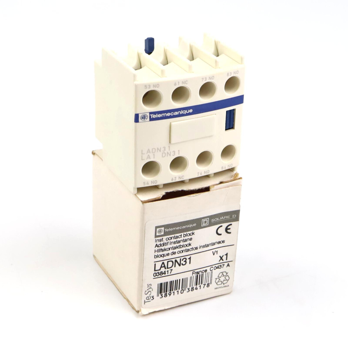 Telemecanique Hilfsschalterblock LADN31 038417 OVP