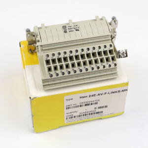 Harting Einsatz Han 24E-AV-F-LINKS-MK 09330244725 OVP