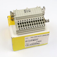 Harting Einsatz Han 24E-AV-F-LINKS-MK 09330244725 OVP