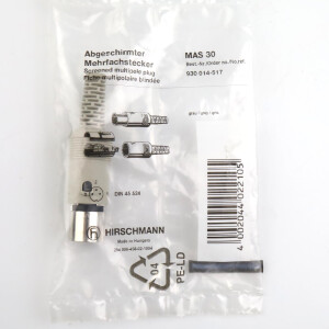 Hirschmann Kabelstecker MAS 30 930014517 OVP