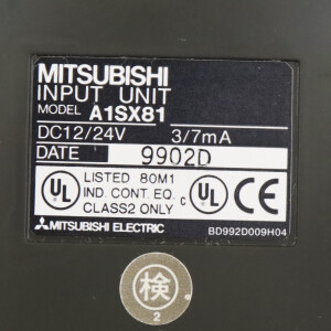 Mitsubishi Electric Input Unit A1SX81 GEB
