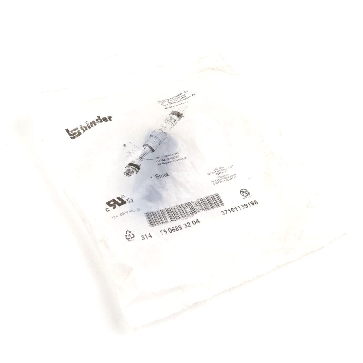 binder Kabelstecker 99 0689 32 04 OVP