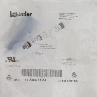 binder Kabelstecker 99 0689 32 04 OVP