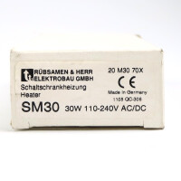 Rübsamen & Herr Schaltschrankheizung SM30 OVP