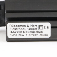 Rübsamen & Herr Schaltschrankheizung SM30 OVP
