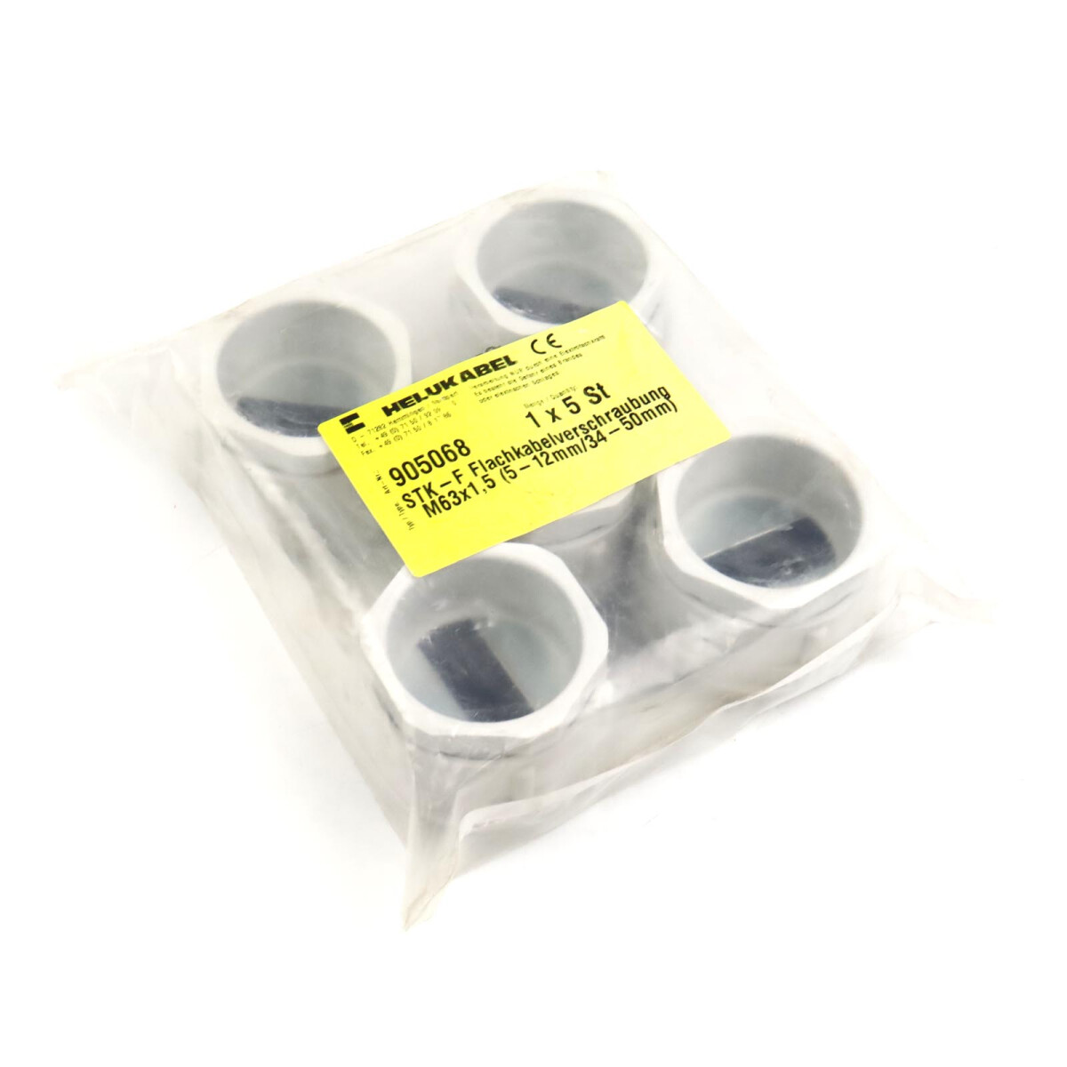 HELUKABEL Flachkabelverschraubung STK-F 905068 M63x1,5 (5Stk