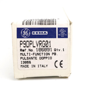 General Electric CEMA Drucktaste P9DPLVRG01 186891 OVP