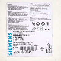 Siemens Halbleiterschütz 3RF2310-1AA45 OVP