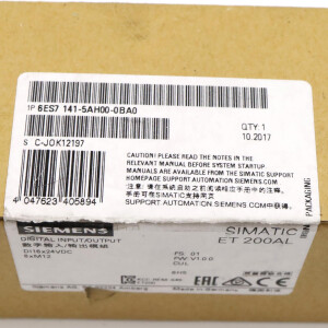Simatic S7 ET200AL 6ES7 141-5AH00-0BA0 OVP