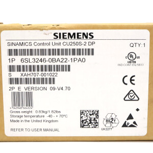 Sinamics CU250S-2 DP 6SL3246-0BA22-1PA0 OVP