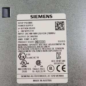 Siemens SITOP PSU300S 6EP1434-2BA10 NOV