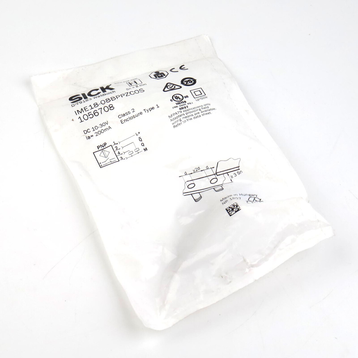 SICK Induktiver Näherungssensor IME18-08BPPZC0S 1056708