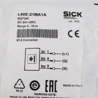 SICK Sicherheitslichtschranke L40E-21MA1A 6027340 OVP