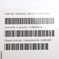 Sinamics DCC V2.4 SP1 Upgrade Lizenz 6AU1810-1HA24-1XE0 SIE