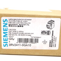 Siemens Leistungsschalter 3RV2411-0GA10 OVP
