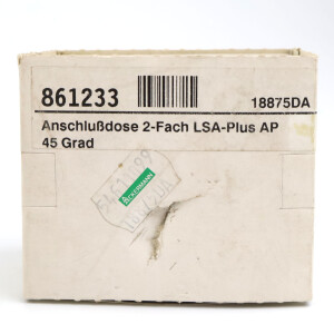 Ackermann 2-Fach LSA-Plus Einbau-Dose 861233 18875DA OVP