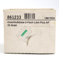 Ackermann 2-Fach LSA-Plus Einbau-Dose 861233 18875DA OVP