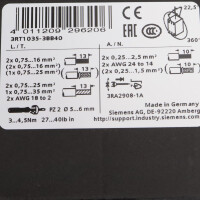 Siemens Schütz 3RT1035-3BB40 OVP