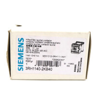 Siemens Hilfsschütz 3RH1140-2KB40 OVP