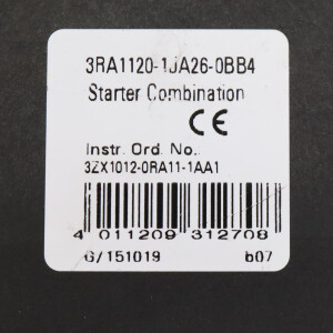 Siemens Starterkombination 3RA1120-1JA26-0BB4 GEB