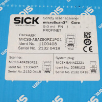 SICK Sicherheitslaserscanner MICS3-ABAZ90PZ1P01 1100408 OVP