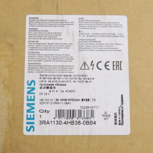 Siemens Starterkombination 3RA1130-4HB36-0BB4 OVP