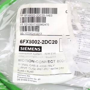 Siemens Signalleitung 6FX8002-2DC20-1AE0 OVP