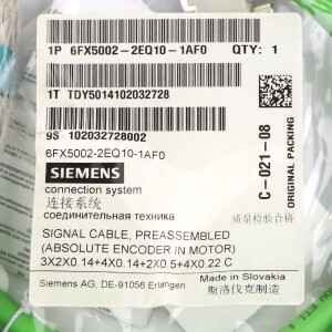 Siemens Signalleitung 6FX5002-2EQ10-1AF0 OVP