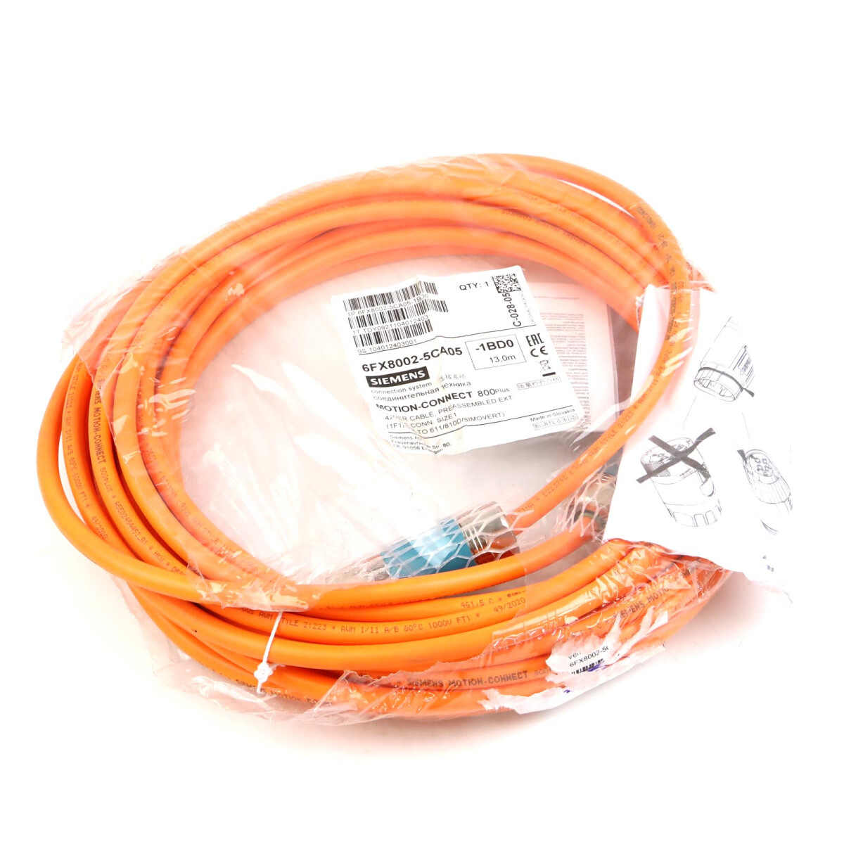 Siemens Leistungsleitung 6FX8002-5CA05-1BD0 OVP