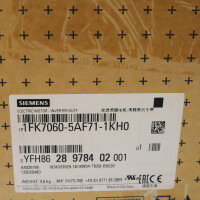 Siemens Synchron-Servomotor 1FK7060-5AF71-1KH0 OVP