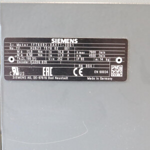 Siemens Synchron-Servomotor 1FT6082-8AH71-3DG1 OVP