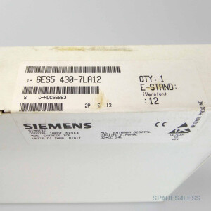 Simatic S5 DI430 6ES5 430-7LA12 E-Stand:12 SIE