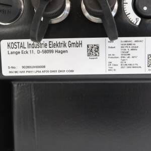 KOSTAL Antriebsregler 10102295 IV01 PW11 LP04 AP20 GH01 DK01 CO00 OVP