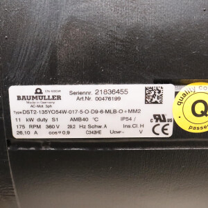 Baumüller Torquemotor DST2-135YO54W-017-5-O-D9-6-MLB-O+MM2 NOV
