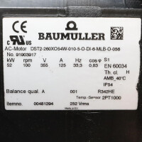 Baumüller Torquemotor DST2-260XO54W-010-5-O-DI-6-MLB-O-056 NOV