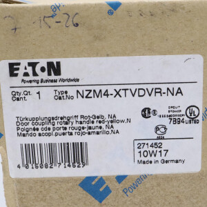 Eaton Türkupplungsdrehgriff NZM4-XTVDVR-NA 271452 OVP