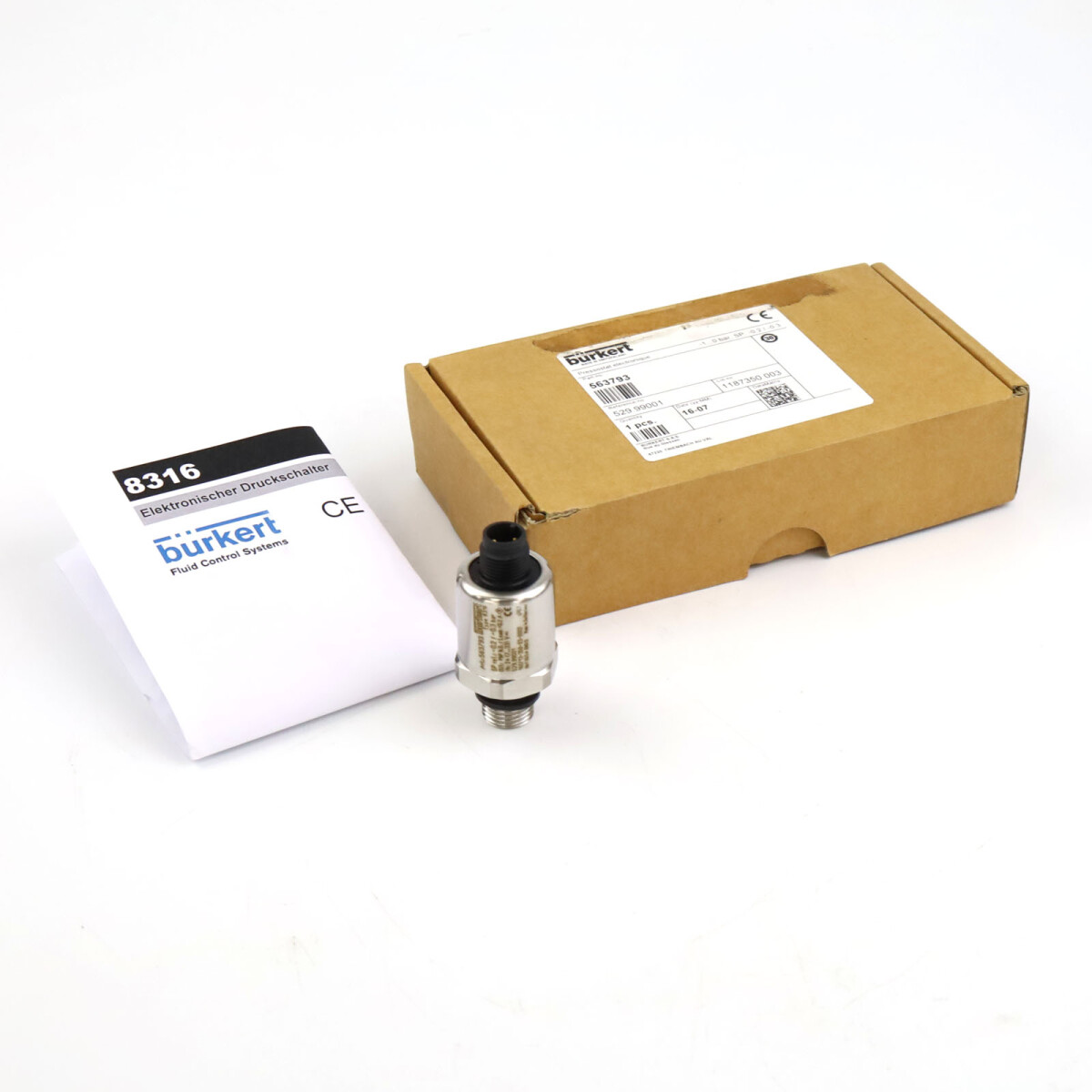 b&uuml;rkert Drucktransmitter Typ 8316 563793 OVP