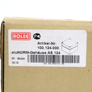 Rolec aluNORM Gehäuse AS124 100.124.000 OVP