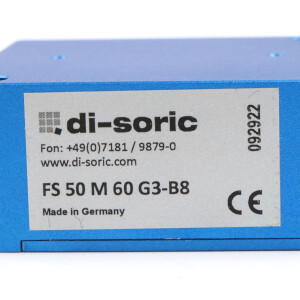 di-soric Farbsensor FS 50 M 60 G3-B8 207126 OVP