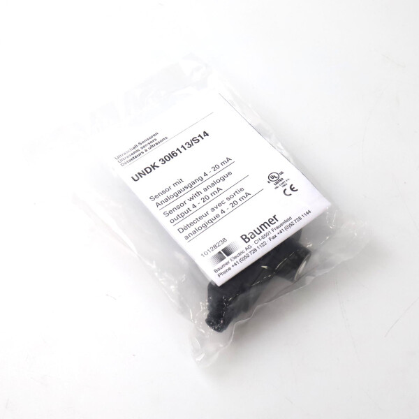Baumer electric Ultraschall-Sensor UNDK 30I6113/S14 OVP