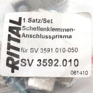 RITTAL Schellenklemmen-Anschlussprisma SV 3592.010 OVP