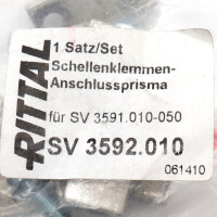 RITTAL Schellenklemmen-Anschlussprisma SV 3592.010 OVP