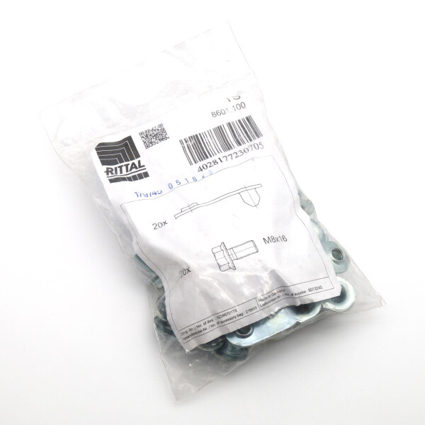 RITTAL Sockel-Anreihlaschen TS 8601.100 (20Stk.) OVP