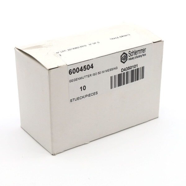 Schlemmer Gegenmutter D4350101 6004504 (10Stk.) SIE