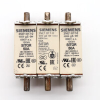 Siemens Sitor Sicherungseinsatz 3NE1817-0 (3Stk.) NOV