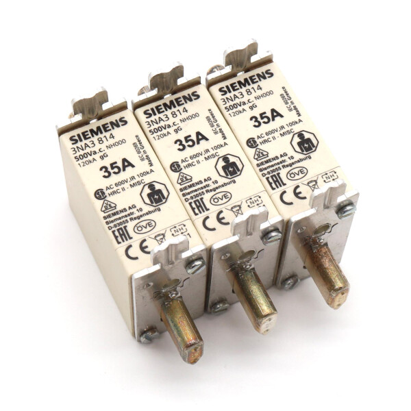 Siemens NH-Sicherungseinsatz 3NA3 814 (3Stk.) NOV