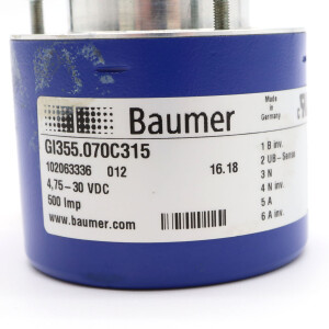Baumer electric Inkrementaler Drehgeber GI355.070C315 GEB