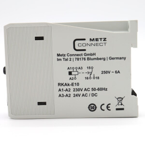 METZ CONNECT Zeitrelais RKAk-E10 3-60s NOV
